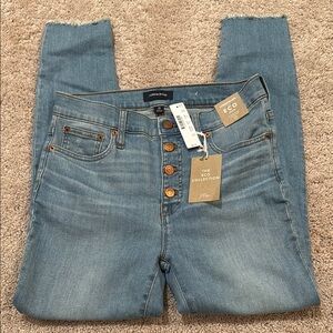 J. Crew High Rise Blue Jeans Classic Casual Style